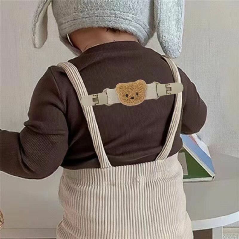 Clip antideslizante colgante para Bebé y Niño, correa de oso, tirantes, pantalones, accesorios