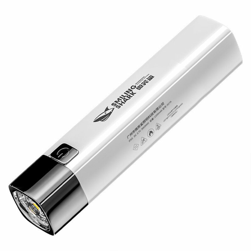 Nowy akumulator Super jasne oświetlenie zewnętrzne wodoodporna latarka LED latarka ładowania USB Powerbank 617A szybka dostawa