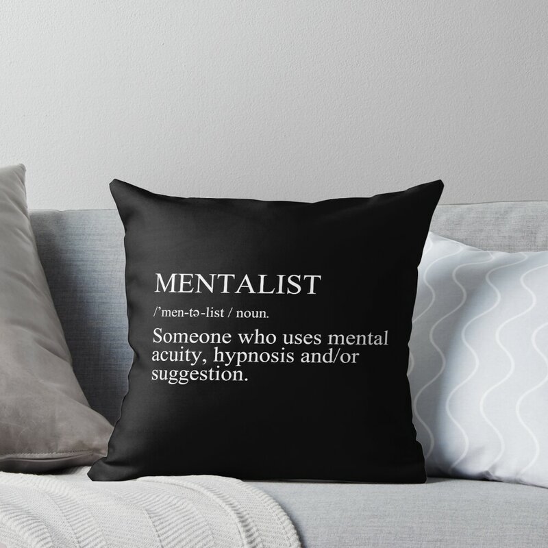 The Mentalist Definition Throw Pillow federe per cuscini federe Decorative
