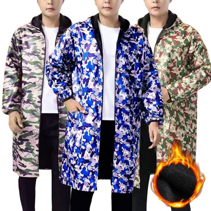 Single-breasted  Waterproof Smooth Surface Apron Coat Windproof Apron Coat Waterproof   for Cooking
