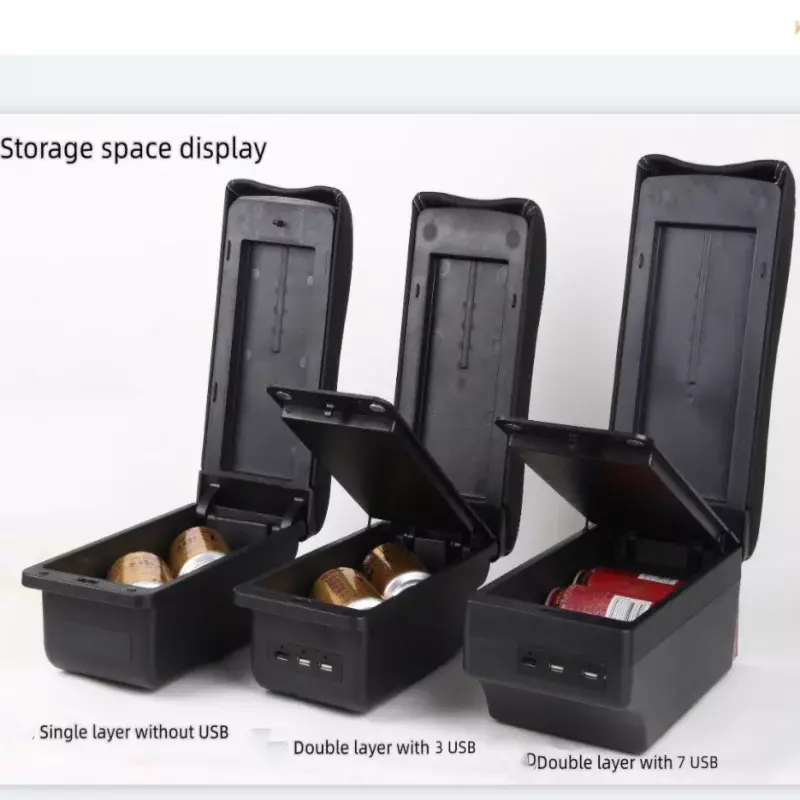 Reposabrazos para Suzuki Vitara, caja de almacenamiento para Reposabrazos de coche, piezas de reacondicionamiento, accesorios para coche, Interior, USB
