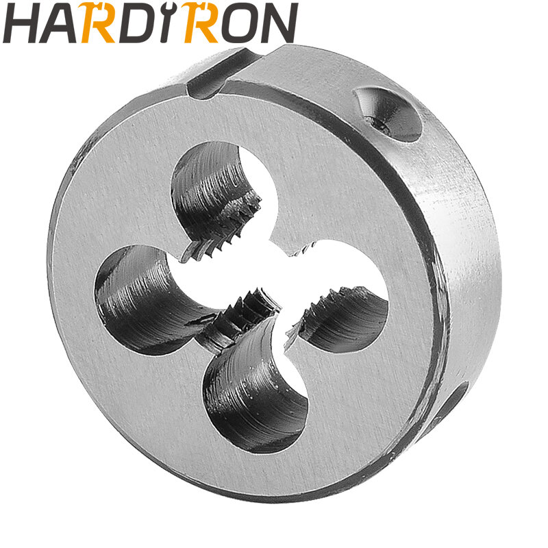 Hardiron Metric M10X1 Round Threading Die, M10 x 1.0 Machine Thread Die Right Hand