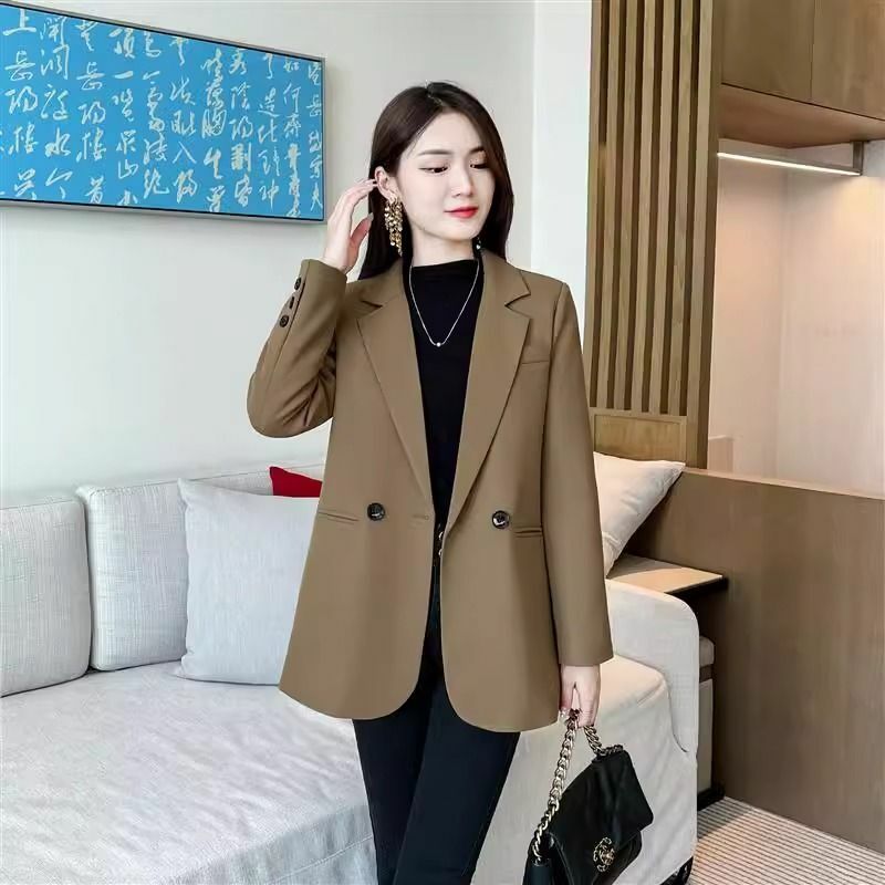 Autumn Winter Women New Cotton Thickened Suit Jacket Casual Small Suit Office Women Coat Slim Fit Small Suit Oversized Girl Tops