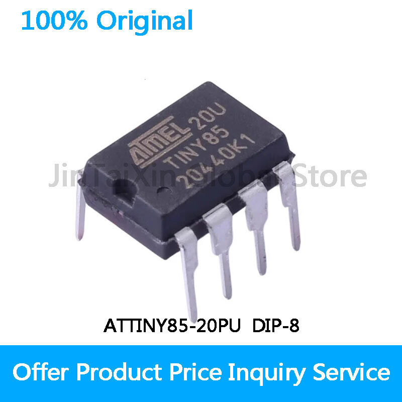 5-100PCS 100% New ATTINY85-20PU ATTINY85 20PU DIP-8 Chipset