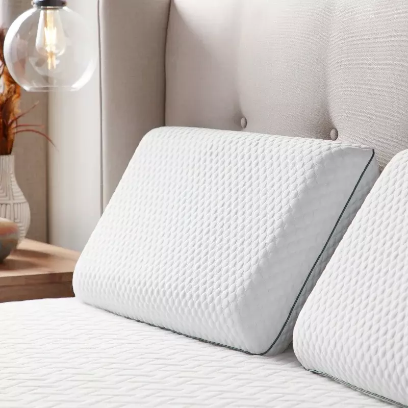 Almohada de cama de espuma viscoelástica de Gel, estándar, paquete individual
