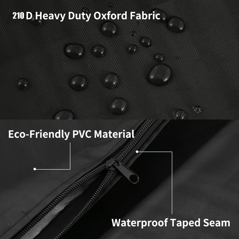 Водонепроницаемый пылезащитный чехол 210D для резервуара для дождевой воды из ткани Оксфорд, чехол для садовой коробки, защитный чехол для контейнера IBC