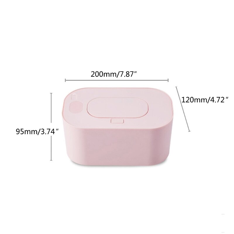 2024 New Baby Wipe Warmer Heater Portable Wet Wipes Dispenser Diaper Wipe Warmer Napkin Heating Box Comfort and Safety for Baby