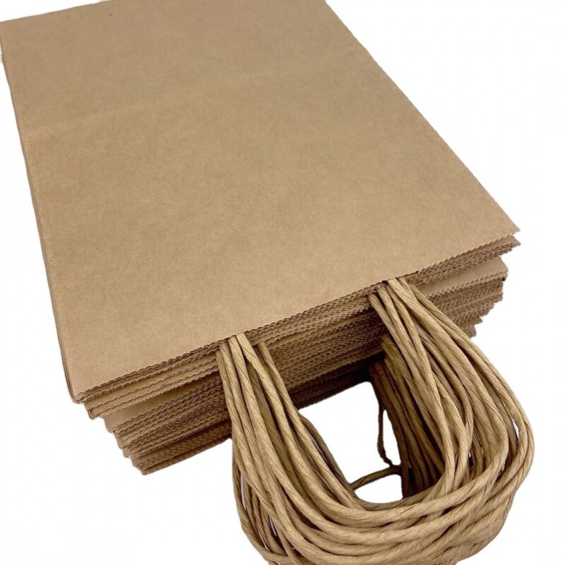Customized product、top-ranking product custom logo eco friendly brown fast  food take away  kraft paper bag