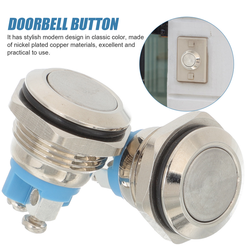 Practical Door Bell Replacement Button Door Bell Ringer Button Door Bell Ringer Kit Door Bell Button Wired Door Bell Button