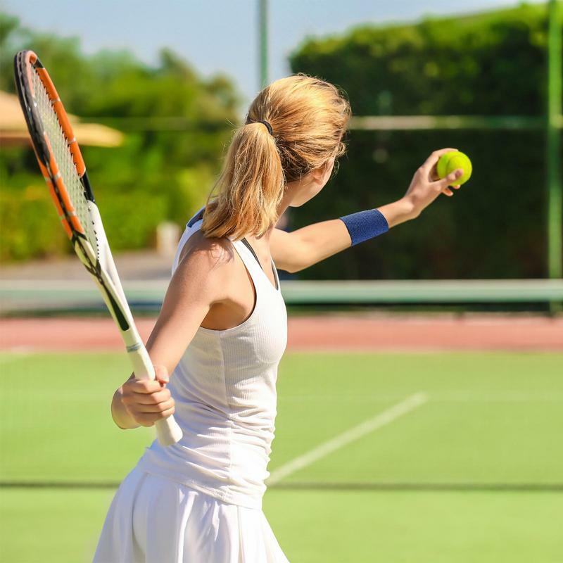 Gelang tenis penyerap keringat untuk pria, gelang pembentuk lengan membangun otot lengan menyerap keringat elemen ionik untuk lari Yoga
