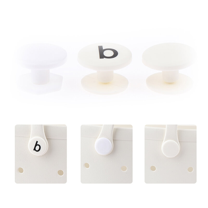 4Pairs/Set Bogg Bag Replacement Buttons For Tote Bag Buttons Beach Bag Handle Strap Fix Your Press Rivets Bogg Bag Accessories