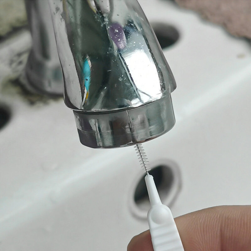 Bathroom Micro Nylon Brush Shower Head Anti-clogging Cleaning Brush Mobile Phone Hole Pore Gap Washing Tools Toilet Accessorie