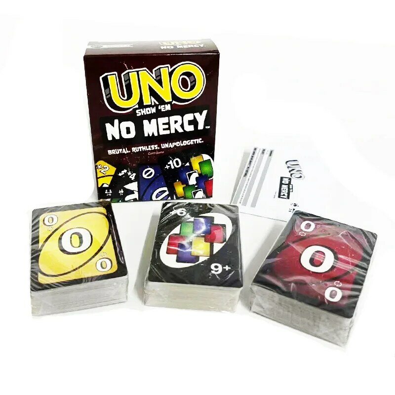 ONE FLIP! Board Games UNO Card Game uno No mercy Super Mario Christmas Card Table Game Playing for Adults Kid Birthday Gift Toy