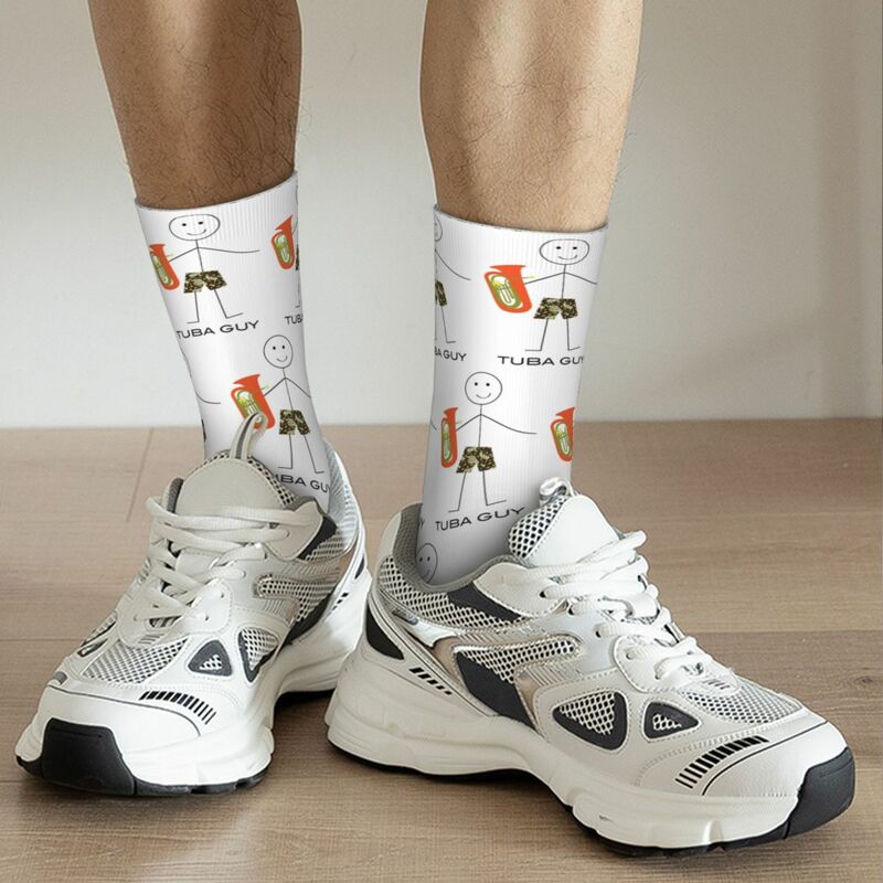 Смешные мужские носки типа туба, высококачественные чулки в стиле Харадзюку, всесезонные длинные носки, аксессуары для мужчин, подарок на день рождения