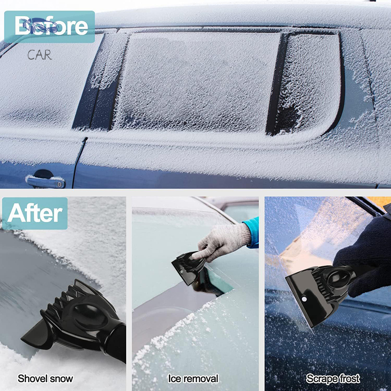 Pojazd wielofunkcyjny skrobaczka usuwanie śniegu akcesoria zimowe samochodowa odszraplacz okno samochodu skrobak szyby