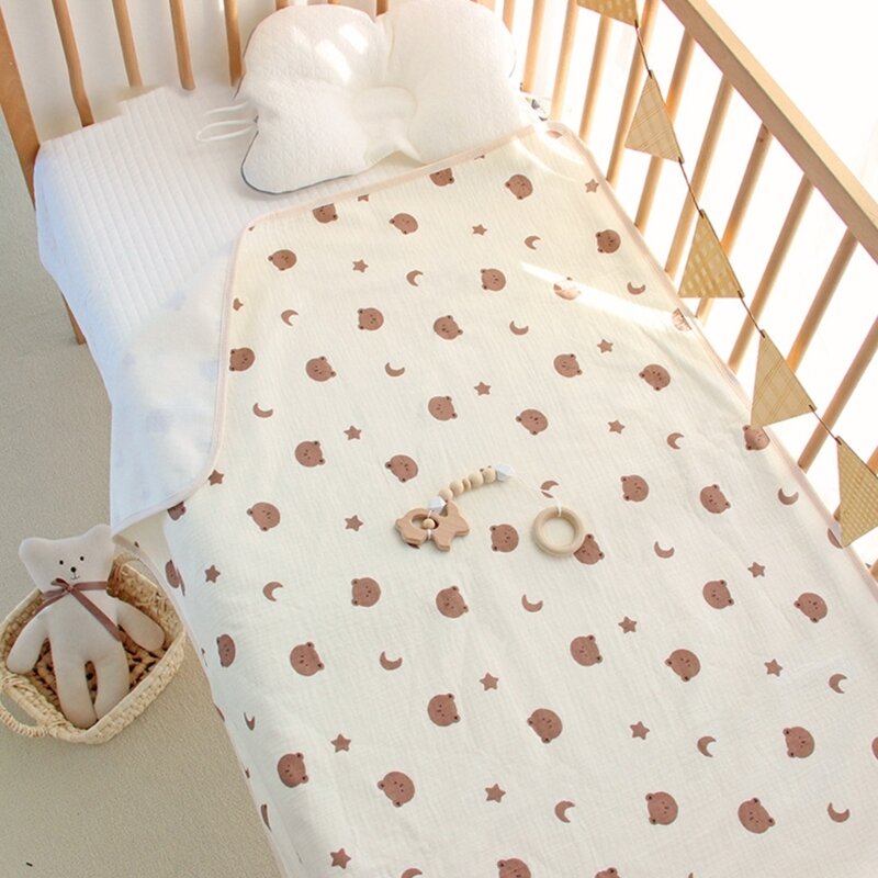Tấm lót thay tã thoáng khí Bảo vệ bộ đồ giường chống thấm nước cho trẻ sơ sinh