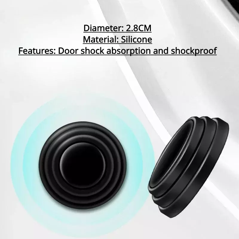 New Universal Car Door Shock Absorbing Gasket For Car Trunk Sound Insulation Pad Shockproof Thickening Cushion Stickers