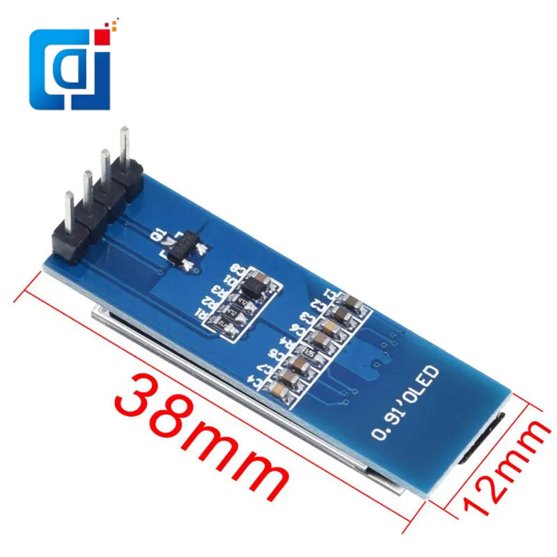JCD 0.91 inch OLED Module White/Blue OLED 128X32 OLED LCD LED Display Module 0.91" IIC Communicate For Arduino ROHS