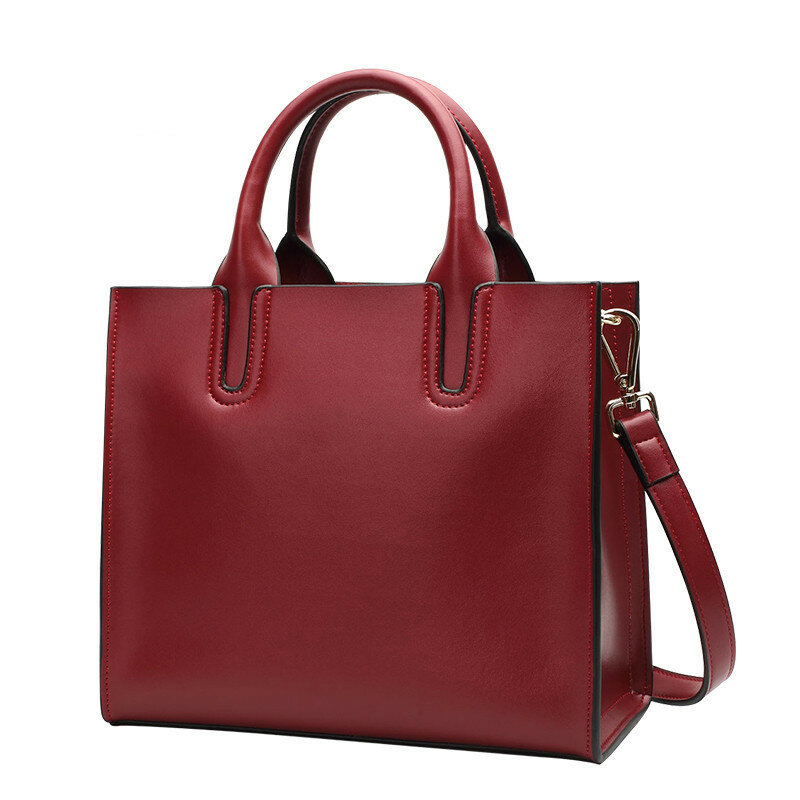 2022 nowe damskie skórzane torby na ramię Trend dużej pojemności wysokiej jakości luksusowy projektant torebki damskie torby na zakupy prezent świąteczny