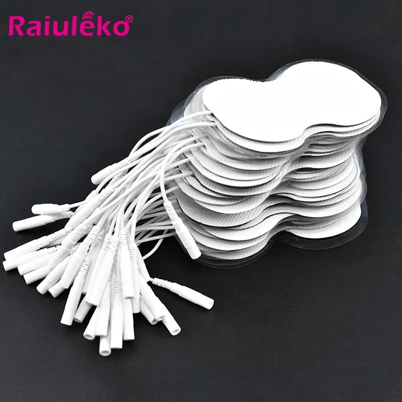 20/30/50pcs Self Adhesive Replacement Tens Electrode Pads 8.9*5.5cm Muscle Stimulator Electric Machine Massager for 0.2cm Line