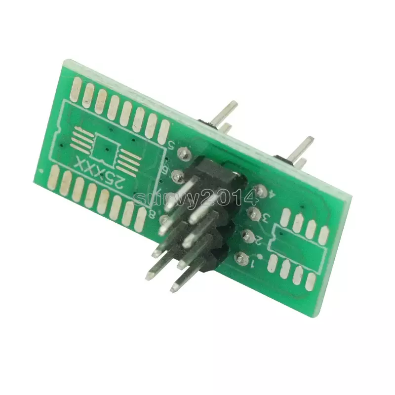 SOP8 SOIC8 Test Clip For 24Cx 93/25 in-Circuit Programming EEPROM+ 2 Adapters