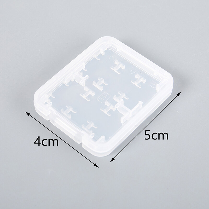 1pc transparente schutz halter micro box für sd sdhc tf ms speicher karte aufbewahrung koffer kunststoff boxen