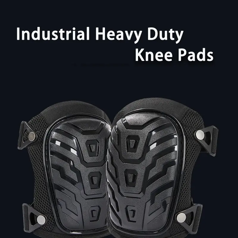 Profesjonalne ochraniacze na kolana do pracy; Ochraniacze na kolana ogrodnicze i budowlane z grubymi poduszka żelowa, przemysłowe wytrzymałe ochraniacze na kolana 1 para