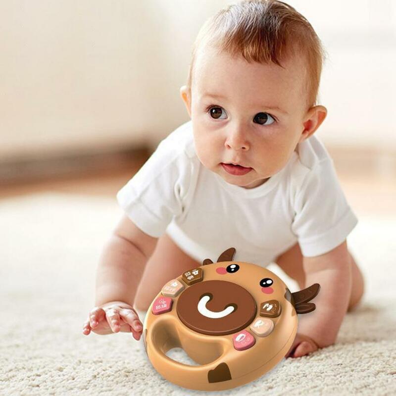 Children Musical Toy Colorful Drum Rattle Musical Toy for Toddlers Enhancing Grasping Ability Early Education for Kids