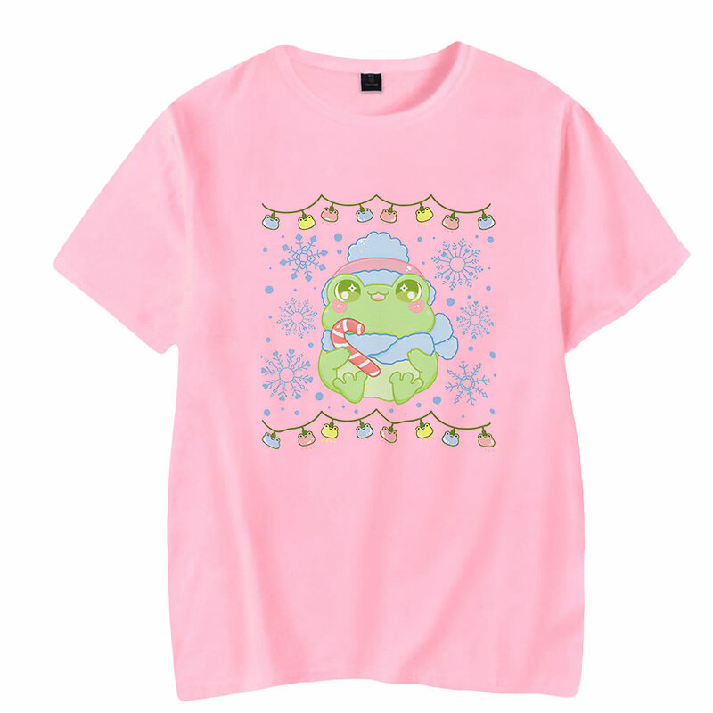Camiseta de manga corta con cuello redondo para hombre y mujer, ropa de calle Harajuku, ropa divertida de Youtuber, Froggycrossing Merch