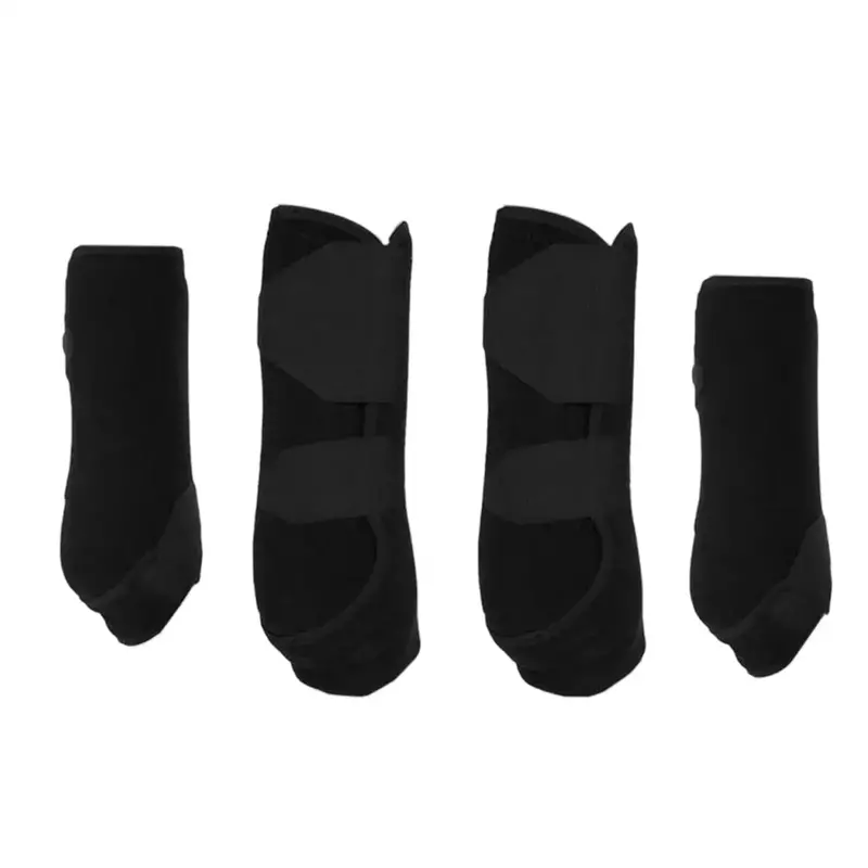 4x Accessories Equestrian Neoprene Leg Hind Front Support Protector Protection Legs Wraps Horse Guard Boots Gears Legs For Horse