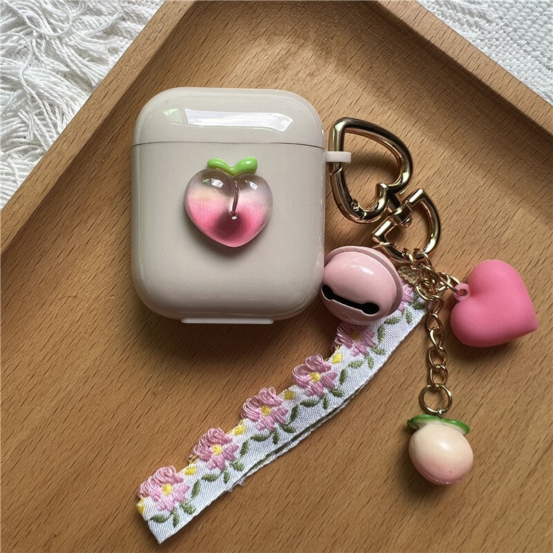 Korean Cute Case for Xiaomi J18 Beige Color Protective Cover for J18 Cases with Keychain