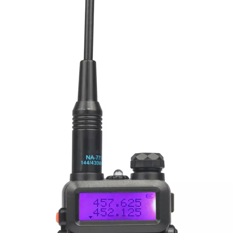 정품 NA-771 안테나 SMA-F 암 VHF UHF 듀얼 밴드 게인 안테나, 켄우드 바오펑 UV-5R UV-82 BF-888S CB 라디오용