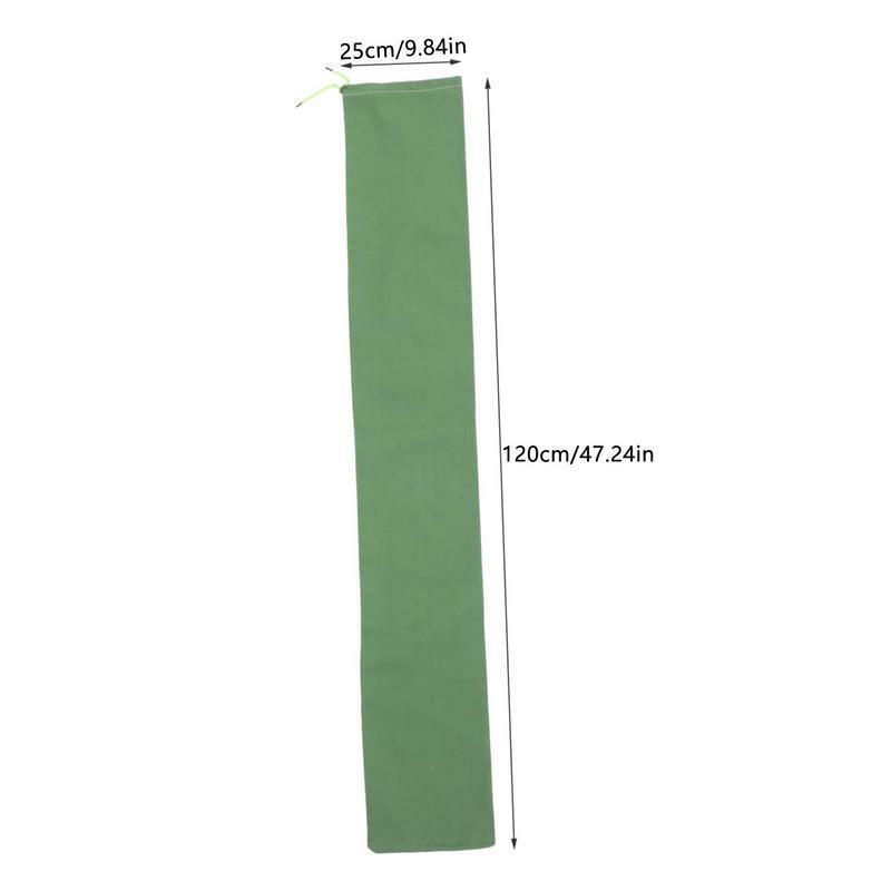Long Canvas Sandbags Thickened Green Sandless Sand Bags For Flooding Flood Water Barrier Sand Bags With Elastic Bands Garage