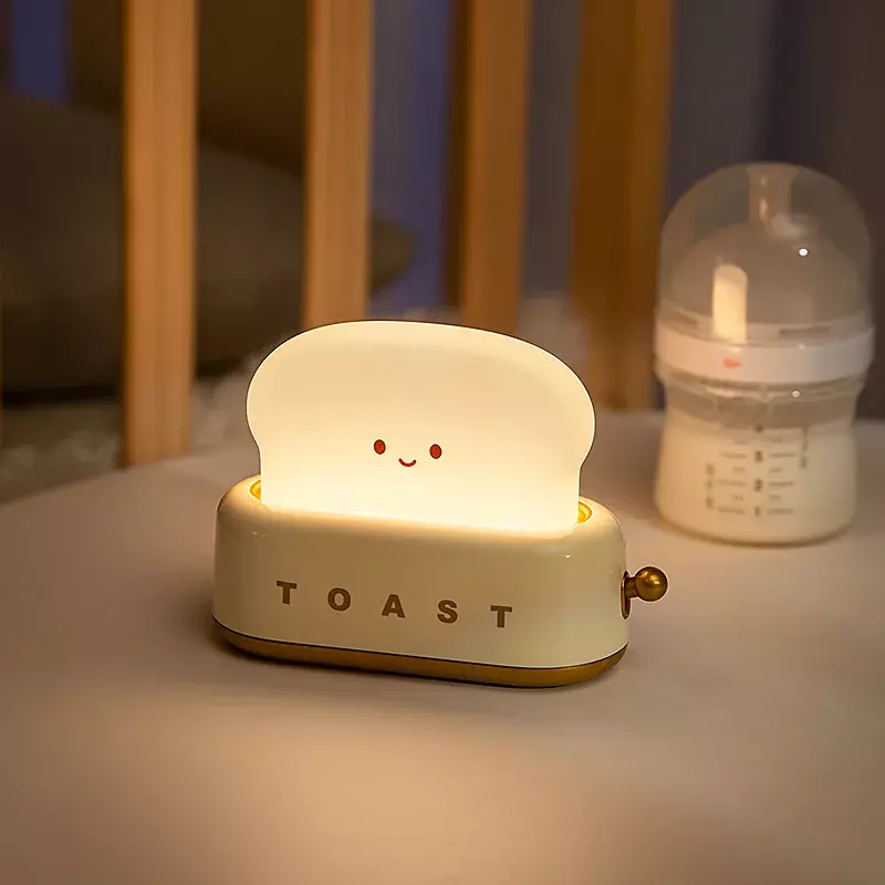 Kawaii cartoon induction night light usb charging Bedside lamp Luminous decoration Toys and gifts Cabinet light Timing dimming