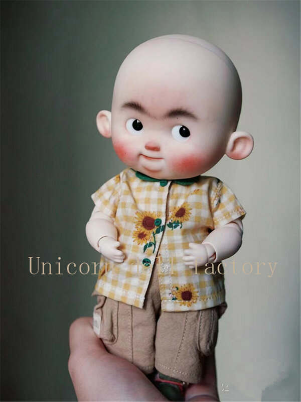 New BJD 1/8 Ears JOSH Doll Big Head material DIY accessories Children's Doll Toy Girl Gift In-stock makeup