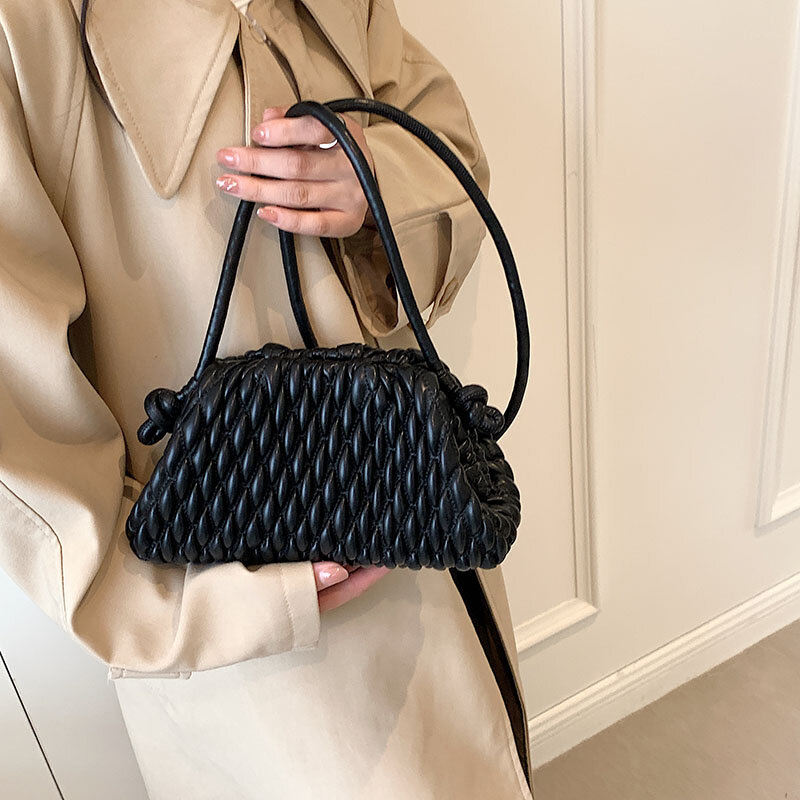 Bolso de hombro de marca de lujo para mujer, bolsa de mensajero con hilo bordado, bandolera de diseñador, 2022