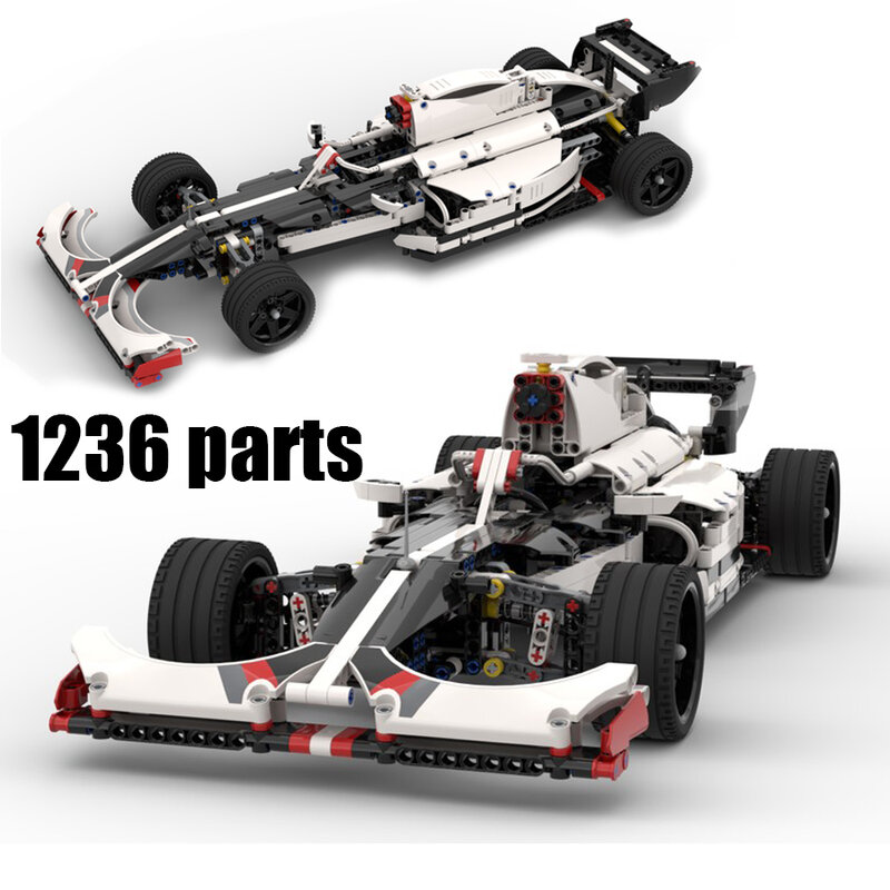 F1 technico vehículos klocki model samochodu klocki 1236 części 31079
