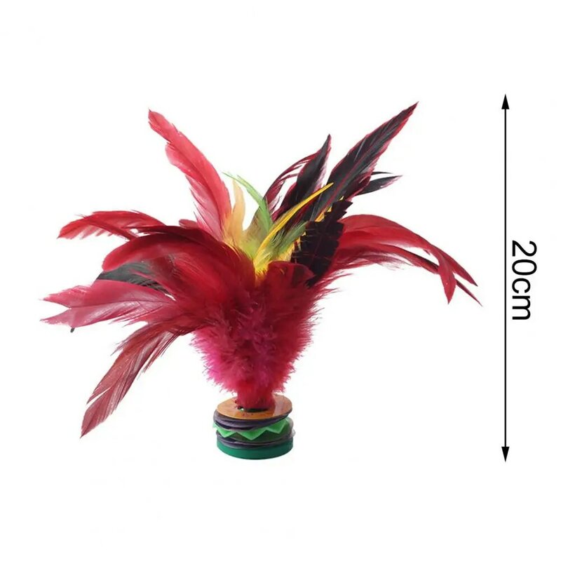 Shuttlecock Colorful Feathers 20cm Chinese Shuttlecock Feather Kicking Shuttlecock Funny Shuttlecock Game