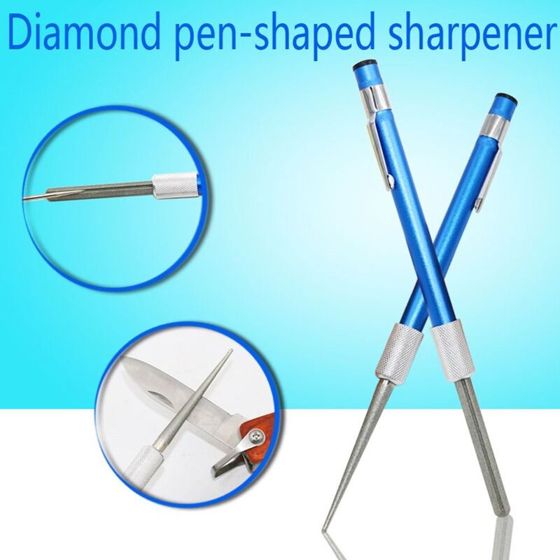 Hot Sale Fishing Hook Sharpener Pen Sharpener High Quality Outdoor Tool Diamond Pen shaped Sharpener New Arrivals