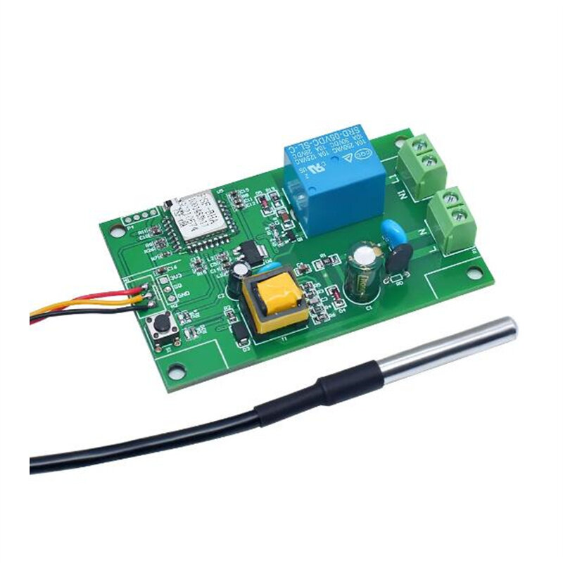 Módulo de Control Remoto de temperatura y humedad AC 220V DS18B20 DHT11 1M línea de Sensor para Yiweilian