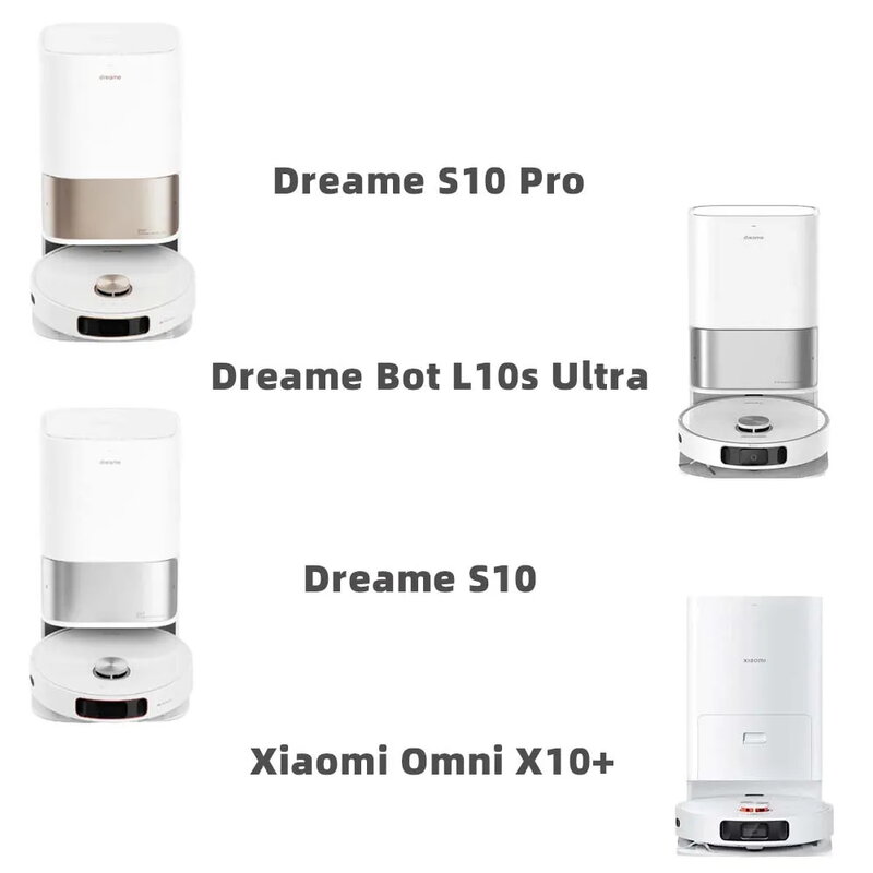 Robô Aspirador Acessórios, Filtro Mop, Escova De Limpeza, Sacos, Mop, Fit para Dreame L10s Ultra, L10S Pro