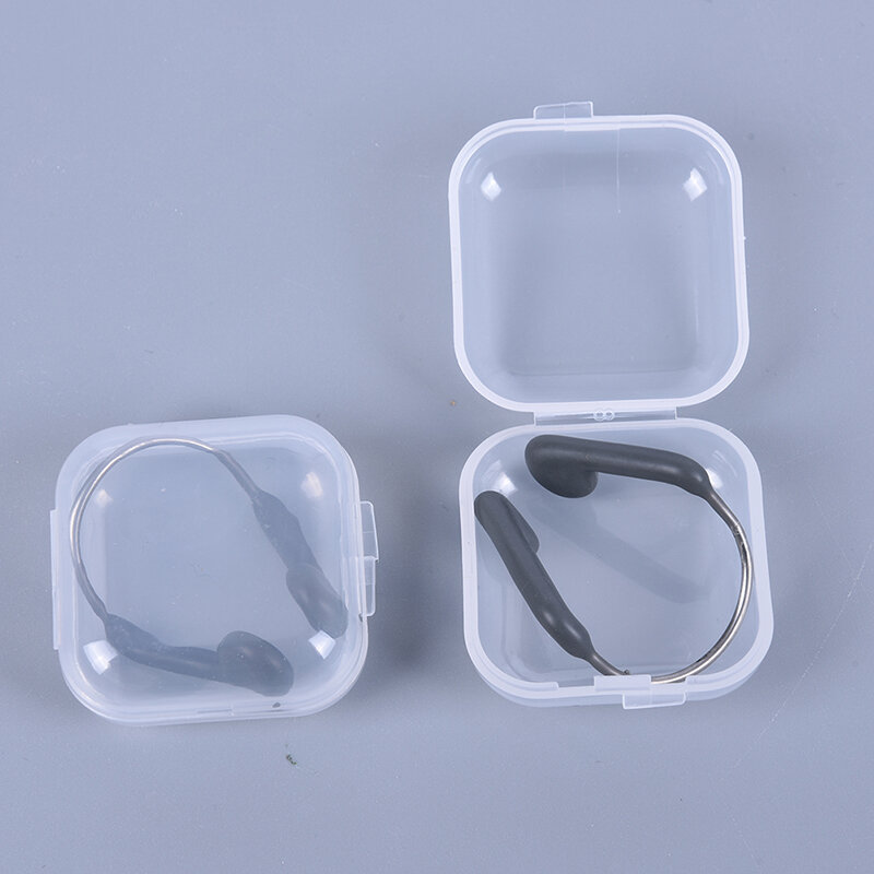 1 Set Klip Hidung Kawat Baja Silikon Lembut untuk Berenang Menyelam Air Olahraga Berenang Aksesori Peralatan Menyelam