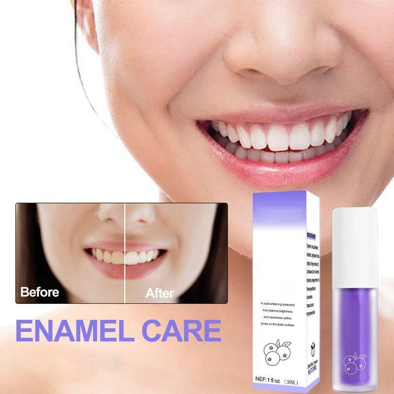 Teeth Whitening Toothpaste V34 Colour Mousse Dental Care Purple Whitening Toothpaste Teeth Whiteing Mousse Purple Toothpaste