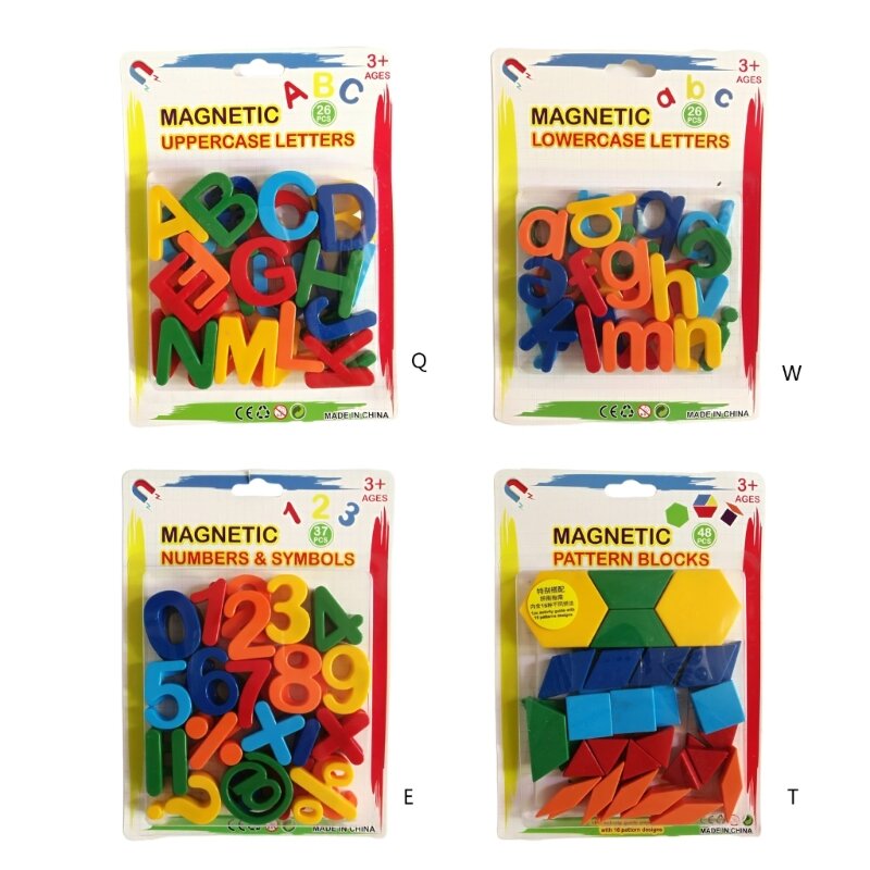 Toddler ABC Alphabet Learning puntelli frigorifero magnete giocattolo precoce educativo matematica conteggio giocattolo forniture per aule