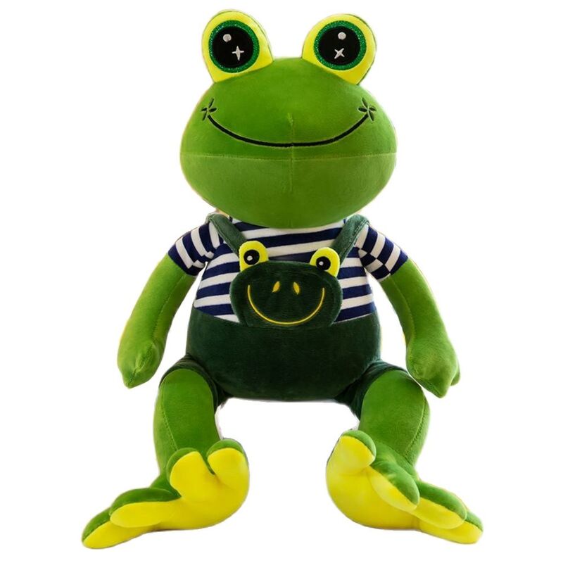 35CM Cartoon Frog Plush Toy Couple Lnternet Celebrity Children's Dolls Mall Activity Gifts Wholesale Birthday Gifts