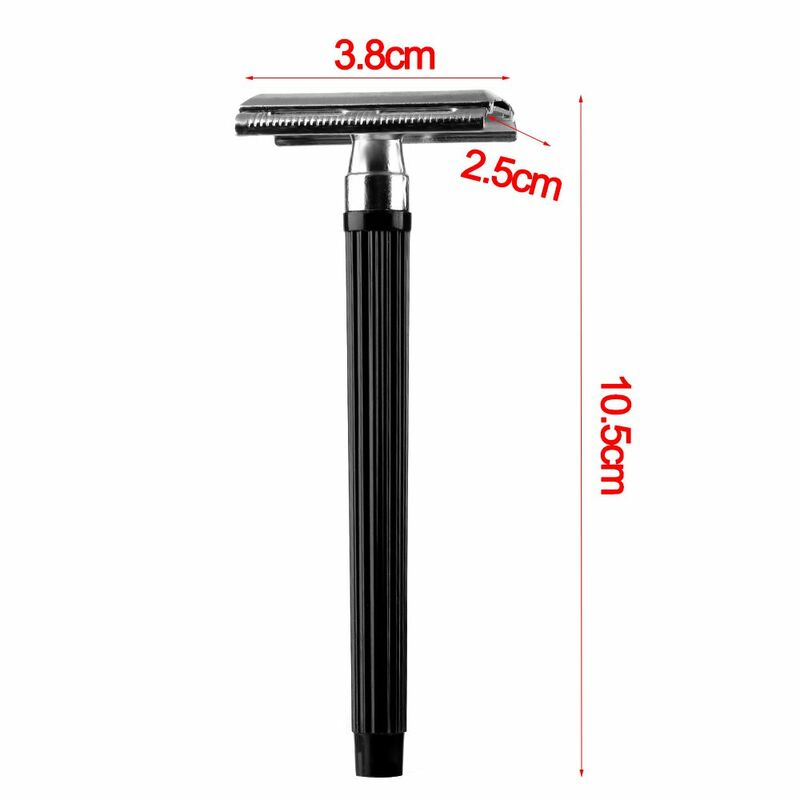 Useful Shaving Tool Men Fashion Stainless Steel Hair Removal Shaver Safety Razor With a Blade Double Edge Manual Razor