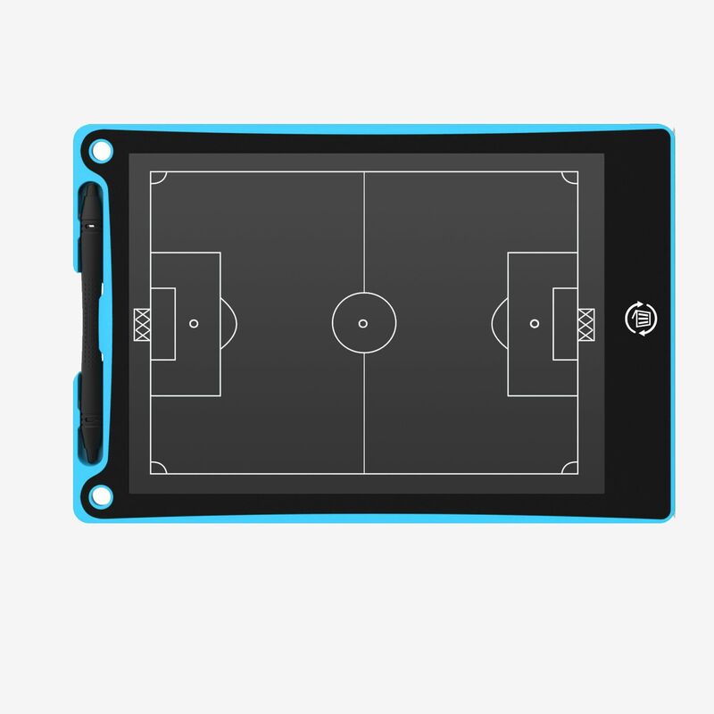 Tablero táctico de fútbol portátil de 12 pulgadas, tableta de escritura de grafiti de fútbol, almohadilla de dibujo LCD regrabable