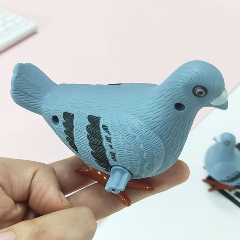 Novelty Wind-up Pigeon Toy Vintage Baby Interactive Toy Prank Gag Souvenir Gift