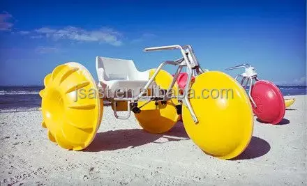 مادة الألياف الزجاجية Trike المياه للأطفال والكبار ، 3 عجلات كبيرة دراجة ثلاثية العجلات المياه ، قارب القدم ، دورة الأسماك للبيع