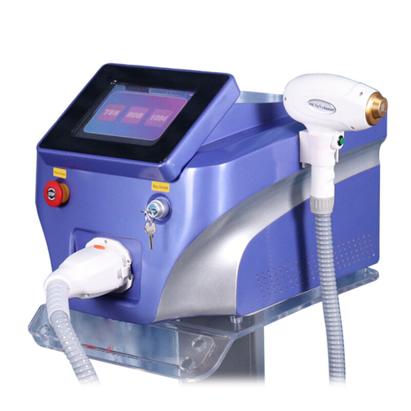 Máquina de depilación profesional, diodo de 3 longitudes de onda, punto de congelación, 808nm, 1064nm, 755nm, dispositivo de depilación
